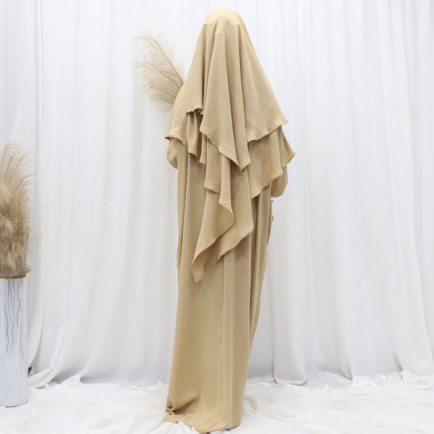 Abaya voile intégré