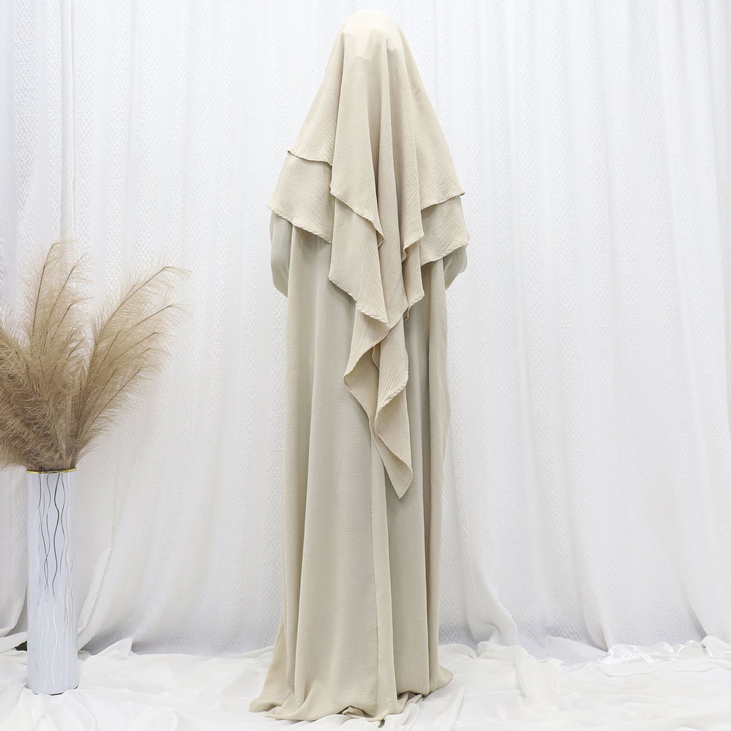 Abaya voile intégré