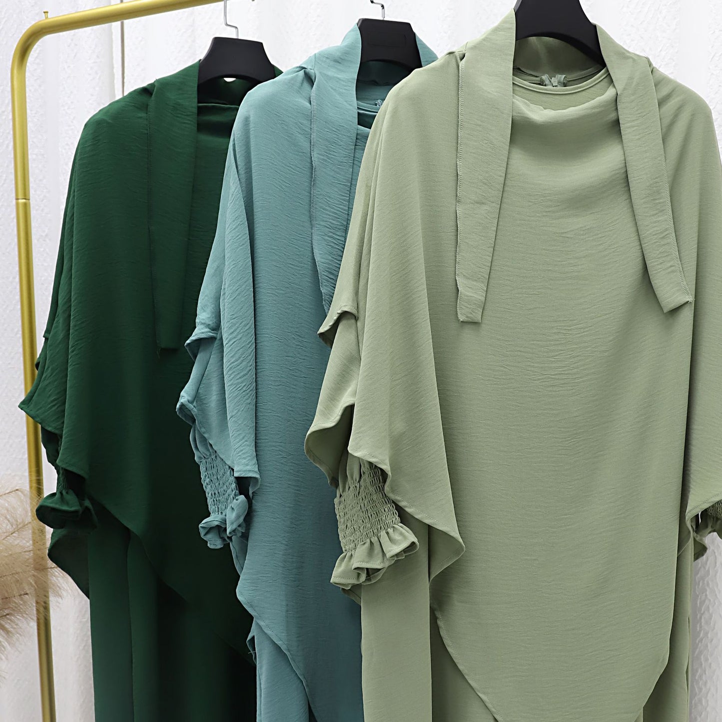 Abaya voile intégré