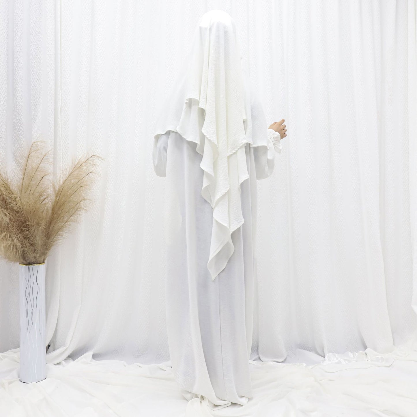 Abaya voile intégré