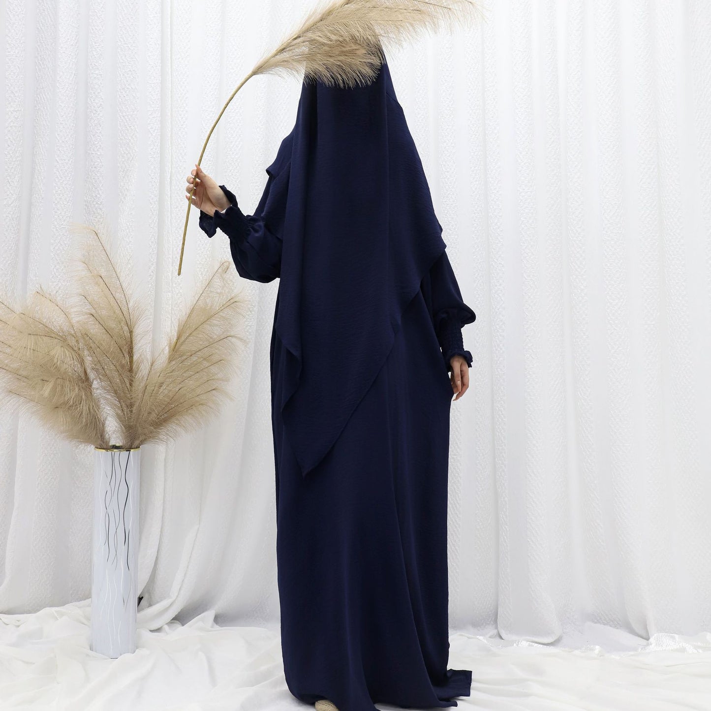 Abaya voile intégré