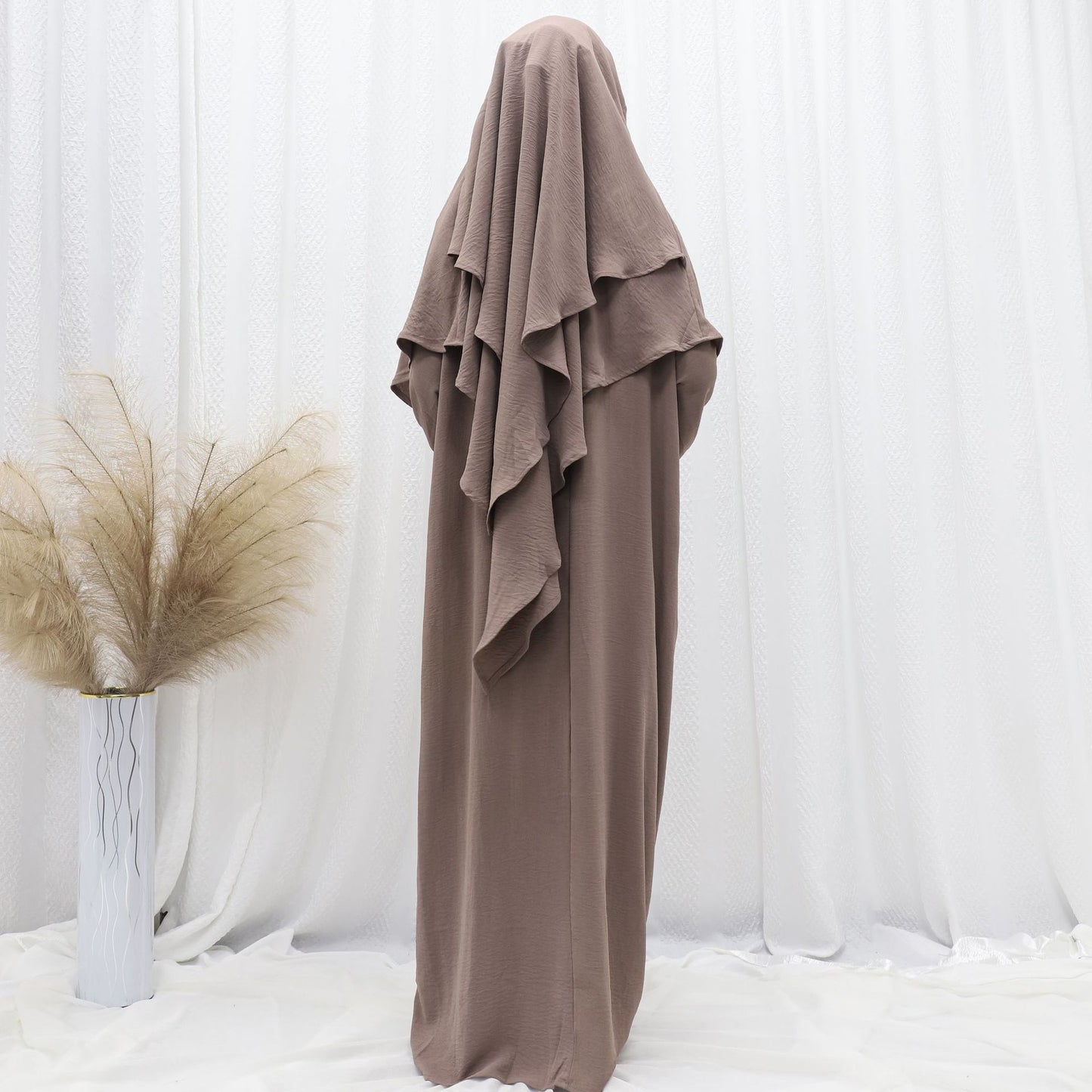 Abaya voile intégré