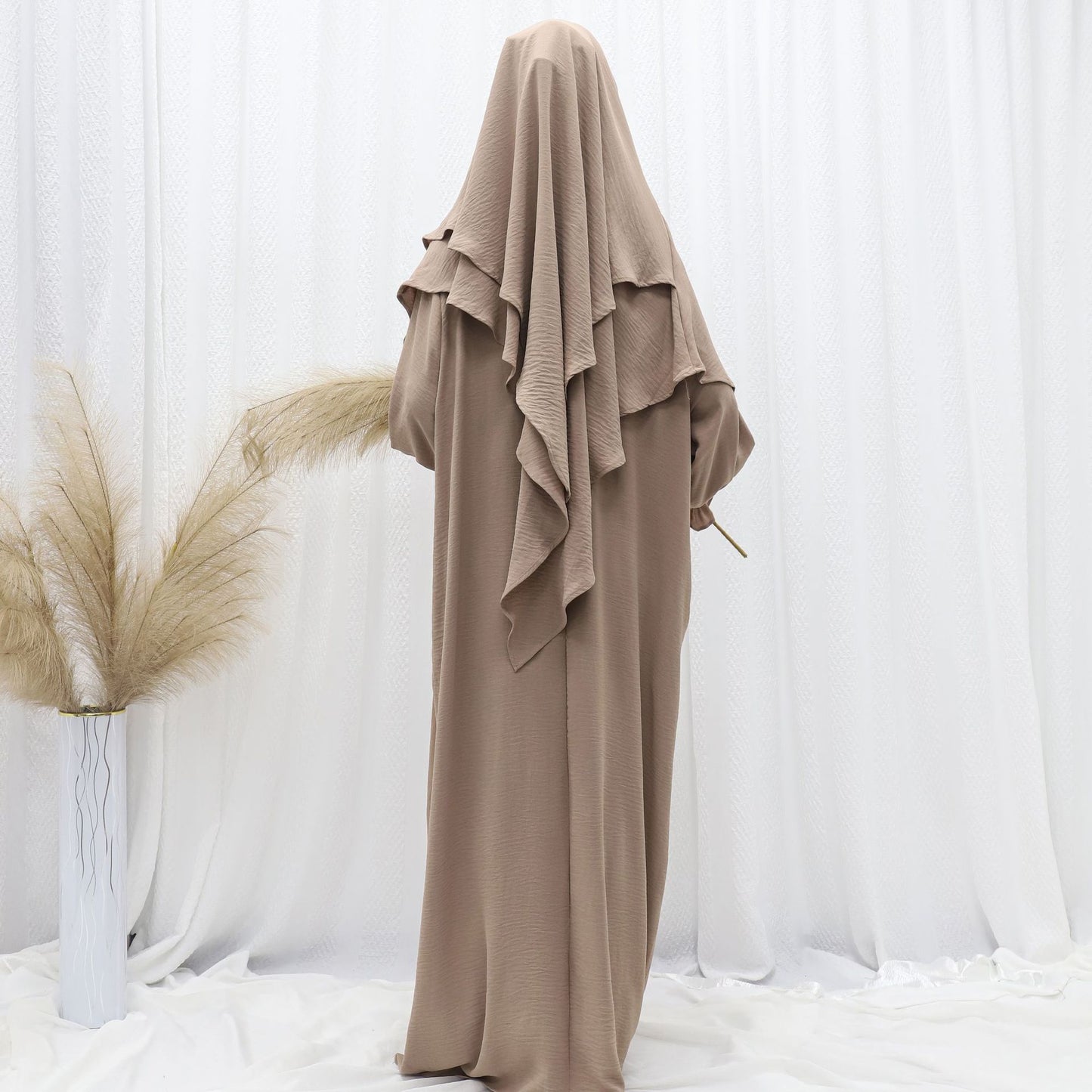 Abaya voile intégré